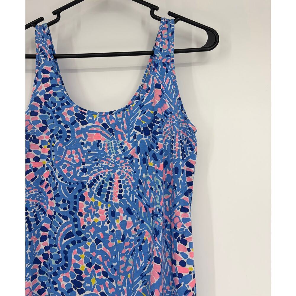 Lilly Pulitzer Kinsey Tank Top Tic Tac Tile - Picture 4 of 8
